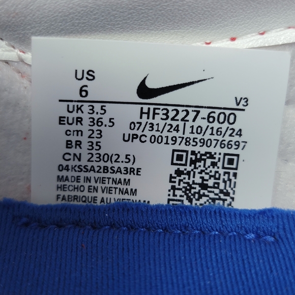 Nike Women's LD-1000 Shoes  University Red/ Metallic Silver HF3227-600 Size 6 - Picture 4 of 11